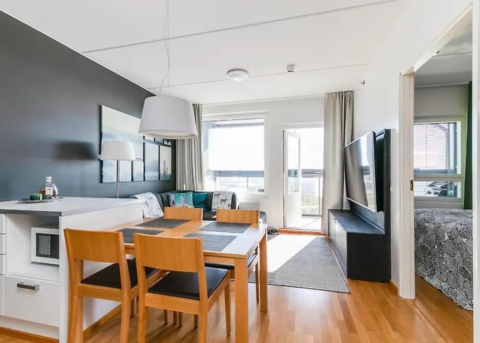 Levi 1607 Ski-in Ski-out With Mountain View And With 2 Skipasses Kittilä